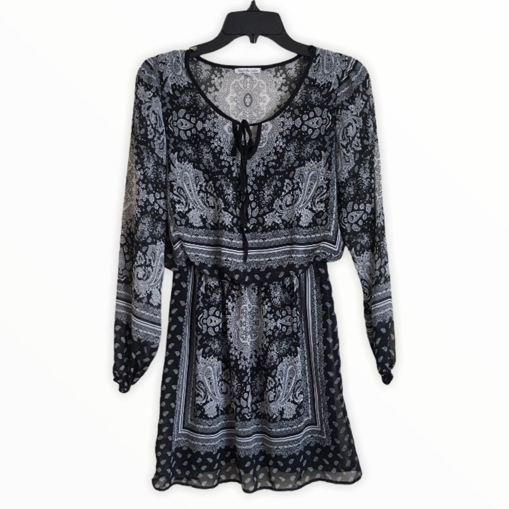 CHARLOTTE ROSSE PAISLEY DRESS SZ S